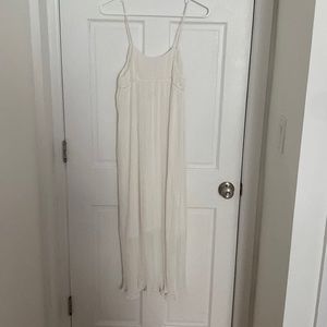 MAJE Long white dress. Super brand new.